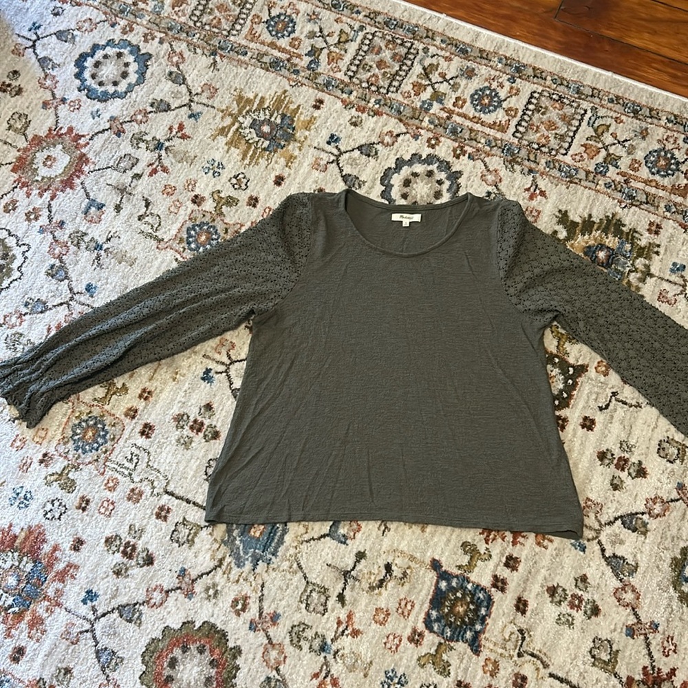 Madewell, olive green, médium top